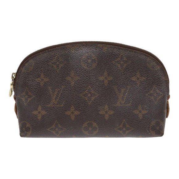 LOUIS VUITTON Monogram Pochette Cosmetic PM Cosmetic Pouch M47515 LV Auth 82728 - Picture 13 of 16